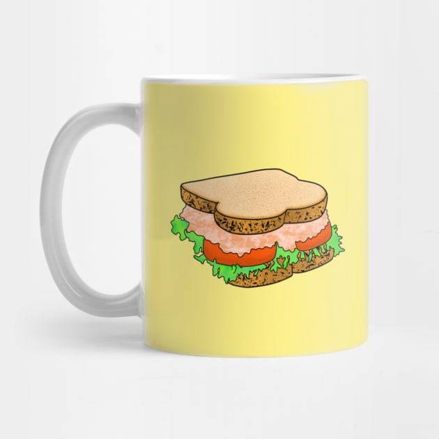 Tuna sandwich by cariespositodesign